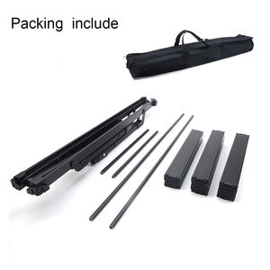 <span class=keywords><strong>Table</strong></span> <span class=keywords><strong>de</strong></span> <span class=keywords><strong>camping</strong></span> IGT pliable 3 unités en alliage d'aluminium, réglable en hauteur, portable, pour pique-nique, pêche, barbecue, charge maximale 50 kg - Product Image 6