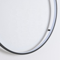 Lámpara de mesita de noche de lujo nórdica, anillo de fondo para sala de estar, luces led de pared, iluminación decorativa para el hogar