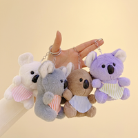 Porte-clés Koala en Peluche Adorable – Vente en Gros, Pendentif Animal en Peluche Doux, Mini Jouet Koala Moelleux pour Breloques de Sac à Dos et Sacs Cadeaux