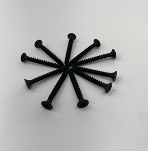 Vis à cloisons sèches M4.2 x 38 mm à tête trompette, phosphate noire, pour montants en bois, acier C1022, Homn Reen - Product Image 3