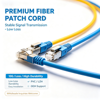 Kabel Patch Fiber Optik Single Mode G652D SC UPC ke SC UPC 1m 3m 5m 10m LSZH PVC Kabel Patch Fiber Pasokan Pabrik OEM ODM