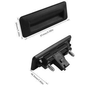 สวิตช์เปิดฝากระโปรงท้ายรถสโกด้า รุ่น 5J0827566E สีดำ ทำจากพลาสติก ABS อะไหล่ทดแทนสำหรับรุ่น SVW - Product Image 5