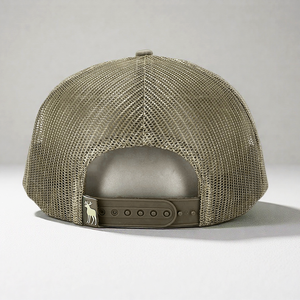 Gorras Trucker Deportivas Personalizadas con Logotipo, 7 Paneles, Malla de Camuflaje, Parche de Cuero, Diseño Forestal, Transpirables - Product Image 6