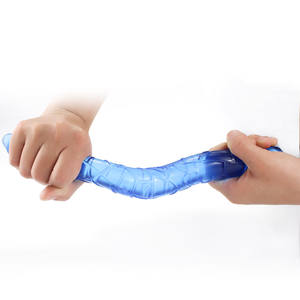 Dildo a Doppia Estremità in Gelatina per Donne <span class=keywords><strong>e</strong></span> Uomini Gay, per un Piacere Intensificato - Product Image 5