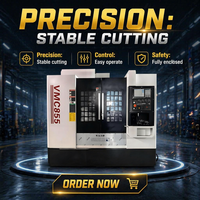 Centro de Mecanizado Vertical VMC855 de Alta Precisión con Certificación CE para Fabricación de Moldes de Autopartes, Procesamiento de Metales, Automatizado y Personalizable