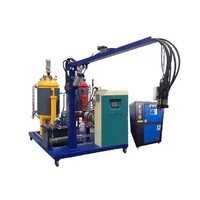 Machine à mousser pour semelles intérieures en mousse PU à deux composants Gaotong, contrôle PLC, écran tactile, réservoir de 30 L