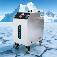 Nettoyeur à glace sèche ergonomique portatif pour le nettoyage du carbone des moteurs de garage et d'atelier automobile