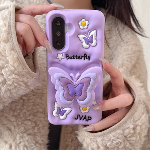 Étui <span class=keywords><strong>de</strong></span> <span class=keywords><strong>téléphone</strong></span> papillon 3D <span class=keywords><strong>Kawaii</strong></span> pour <span class=keywords><strong>Samsung</strong></span> A26 A36 A56 A16 A17 A14 A15 A25 S22ultra S23ultra S24ultra S25ultra - Product Image 4