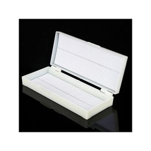 Hongbolai 60 Slides Box Plastic Storage Case For <b>Microscope</b> Slide Storage And Organization - Product Image 4