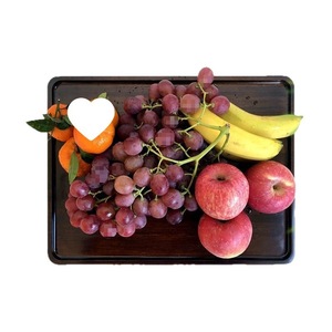 Plateau de service en bois de noyer Source Flagship, rectangulaire et rond, pour le thé, les fruits, le pain, et les repas. - Product Image 5
