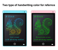 Ewriter – tablette d'écriture LCD remplaçable pour enfants, bloc-notes électronique coloré de 8.5 pouces avec trou pour lanière