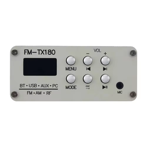 Émetteur radio FM stéréo BT HT Hot Seller FM-TX180 76 MHz-108 MHz avec écran OLED de 0,96 pouce et signal AM ondes courtes - Product Image 4