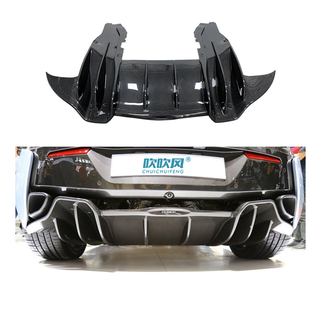 OEM Style Dry Carbon Fiber Body Kit Rear Bumper Lip Diffuser Spoiler for McLaren 540C/570S/570GT