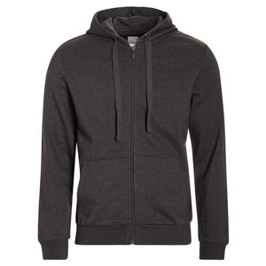 เสื้อฮู้ดซิปผู้ชายแบบปรับแต่งได้สำหรับฤดูใบไม้ผลิ ผลิตจากผ้าสแปนเด็กซ์/โพลีเอสเตอร์ผสมอย่างทนทาน แห้งเร็ว ระบายอากาศได้ดี เป็นมิตรกับสิ่งแวดล้อม เหมาะสำหรับชุดทีม - Product Image 1