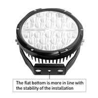 Otros accesorios de luz de coche Luz de conducción láser de 7 pulgadas 12V 24V 220W Luces de conducción redondas para remolque todoterreno Atv 4x4