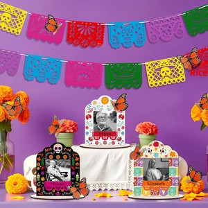 Marcos <span class=keywords><strong>de</strong></span> Fotos <span class=keywords><strong>de</strong></span> Madera para el Día <span class=keywords><strong>de</strong></span> <span class=keywords><strong>Muertos</strong></span> con Calavera <span class=keywords><strong>de</strong></span> Azúcar y Flor <span class=keywords><strong>de</strong></span> Caléndula - Product Image 5