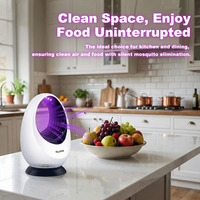 Lampe Anti-Moustique Électrique USB, Piège à Insectes Tue-Moustiques et Mouches