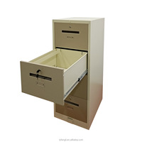 Meuble de bureau moderne en acier à 4 tiroirs, grand tiroir à tiroirs, armoire métallique pour le bureau à domicile, l'atelier, l'entrepôt