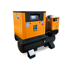 Best Price Naibang 4-in-1 Industrial Fixed Speed Piston Motor Engine 7.5 Kw Oil-Free Quiet <b>Cooled</b> 8 - Product Image 1