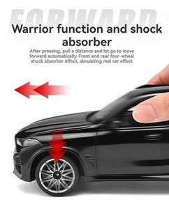 Coche Deportivo de Metal a Escala <span class=keywords><strong>1</strong></span>:<span class=keywords><strong>24</strong></span>, BMW X5M, con Sonido y Luces, Puertas Abatibles, Colección de Regalo, Modelo de Coche <span class=keywords><strong>1</strong></span>/<span class=keywords><strong>24</strong></span>, Juguetes para Niños, Vehículo - Product Image 3