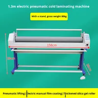 Laminateur à froid à rouleaux en caoutchouc épais électrique, pneumatique et manuel de 1300 mm/1600 mm, 1,3 m/1,6 m, pour panneaux KT, verre, film graphique, Chine
