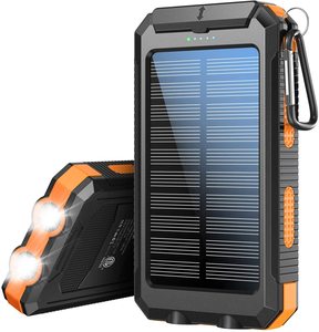 Banque d'énergie solaire de batterie externe de chargeur portatif de <span class=keywords><strong>20100mAh</strong></span> avec double USB - Product Image 1
