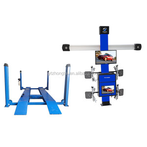 <strong>Hot</strong> Sale 3d <strong>Wheel</strong> Alignment Machine Car <strong>Wheel</strong> Aligner with 4 Post Park Lift for Home <strong>Garage</strong> - Product Image 1