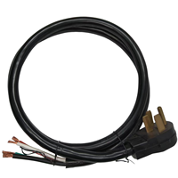 Câble d'alimentation américain NEMA14-50P SRDT 4 conducteurs 6AWG 13,3 mm² robuste pour camping-car et recharge de véhicules électriques