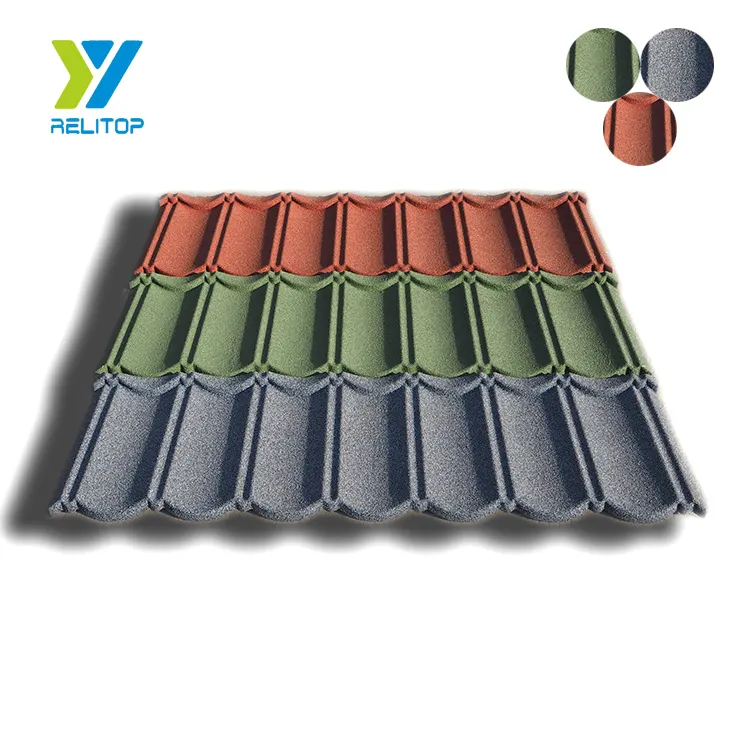 Construction materials lightweight roofing materials stone coated metal roof tiles free sample