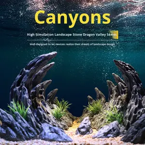 Decoración de Piedra de Dragón para Acuario, Paisajismo de Acuario, Adorno Creativo, Accesorios para Acuario, Belleza Acuática - Product Image 1