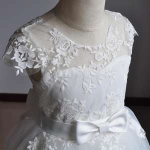 Child <b>White</b> Angel <b>Flower</b> <b>Girl</b> <b>Dress</b> Elegant Lace Embroidery Children Frocks Princess Design for Wedding First Communion <b>Dress</b> - Product Image 3