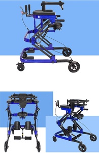 Advanced Standing <strong>Gait</strong> Trainer Adult Rehabilitation <strong>Walker</strong> Dual Gas Spring Adjustable 58-130cm Anti-Tipping Design - Product Image 2