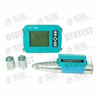 BTUTEST Medidor de Velocidad de Pulso Ultrasónico de 50KHz con Precisión de 0.1, Equipo de Prueba No Destructiva con Pantalla de 5 Pulgadas para Concreto, 1 Año de Garantía