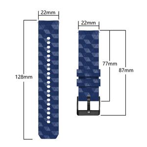 Tschick – <span class=keywords><strong>Bracelet</strong></span> de <span class=keywords><strong>montre</strong></span> intelligente en Silicone à motif de Football de 22mm pour <span class=keywords><strong>Samsung</strong></span> <span class=keywords><strong>Gear</strong></span> S3 Galaxy Watch 46mm - Product Image 3