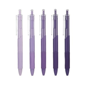 Deya Grape Cheese Gel <b>Pen</b> 0.5mm ST Nib Quick Dry For Exam Practice 5 Pack - Product Image 5