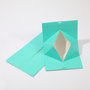 Sacchetto Regalo Triangolare in Stile Europeo Semplice per Bomboniere, Sacchetto di Carta Piccolo Riciclabile con Fiocco in Nastro per Gioielli - Product Image 3