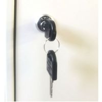 Casier de rangement moderne en acier à 6 portes avec compartiments multifonctionnels pour usage domestique et hôtelier, qualité hospitalière
