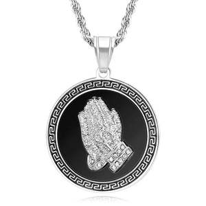 Collier pendentif Hip Hop <span class=keywords><strong>St</strong></span> Jude Christian en acier inoxydable 316 imperméable et anti-ternissement pour homme femme unisexe cadeau - Product Image 4