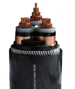 12/20kv A2xs(fl)2y A2XSFL2Y NA2XS(FL)2Y ALU/XLPE/CWS + CTS/MDPE 1x15/25 1x24 0/25 Média Tensão Alumínio Cabo elétrico - Product Image 2