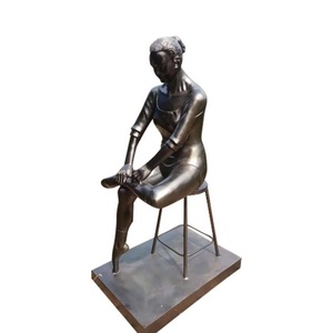 Estatua abstracta <span class=keywords><strong>de</strong></span> chica entrelazada <span class=keywords><strong>de</strong></span> alambre <span class=keywords><strong>de</strong></span> acero inoxidable, arte moderno, <span class=keywords><strong>escultura</strong></span> <span class=keywords><strong>de</strong></span> <span class=keywords><strong>bailarina</strong></span> <span class=keywords><strong>de</strong></span> <span class=keywords><strong>Ballet</strong></span> <span class=keywords><strong>de</strong></span> Metal - Product Image 5