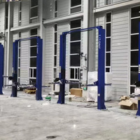 CE onaylı yüksek kaliteli hidrolik çift sütun portal asansörler çift genişlik 2 sonrası araba asansör 10,000 lb sınırı