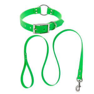 Arnés de nailon para perros, collares recubiertos de PVC, correas personalizadas <span class=keywords><strong>XS</strong></span> pequeñas/medianas/grandes de plástico, características ajustables de cuero similares - Product Image 2