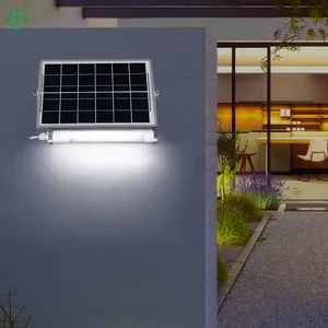 Geïntegreerde Solar Tuinverlichting Outdoor Muur Home Verlichting Solar Led Schijnwerper Outdoor Muur Lampen