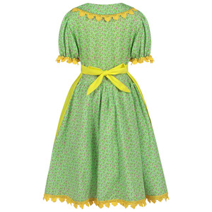 Homme Tianyu Robe de prairie coloniale des années 1800 pour femmes Vêtements de pèlerin des années 1800 avec tablier et chapeau seau Commerce extérieur - Product Image 2