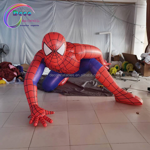 Modèle de dessin animé gonflable géant le plus populaire garçon décoration de fête d'anniversaire homme araignée gonflable - Product Image 3