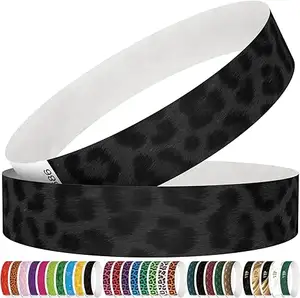 Individuelles TYK1056D-Farb-Tyvek-Papier einfarbiges Armband günstiger Druck Veranstaltungs- und Partyzubehör chinesische neue Werbegeschenke für Unternehmen