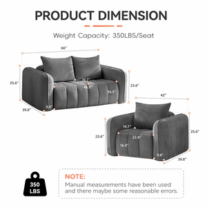 2026 New Products China Market TikTok Square Sectional Two Seat Velvet <b>Sofa</b> Set Assembly Free Low MOQ Small Carton Vacuum - Product Image 3