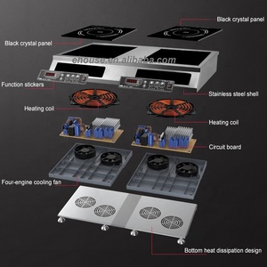 <span class=keywords><strong>Plaque</strong></span> de cuisson à induction 2 brûleurs 3500 <span class=keywords><strong>Plaque</strong></span> de cuisson A Profesional Double Electric Commercial Induction Cooker - Product Image 5