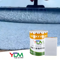 Résine époxy liquide auto-nivelante personnalisée par l'usine YDM, peinture de sol avec sable coloré, revêtement en terrazzo avec sable coloré de quartz