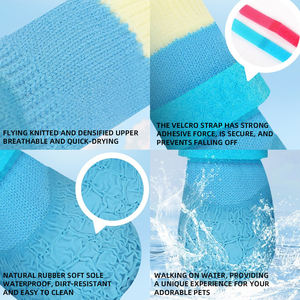 कुत्ते के मोजे गैर पर्ची सांस सांस लेने योग्य कुत्ते गर्मियों के लिए गर्म गर्म सर्दियों को प्यूपा और वरिष्ठ कुत्ते के लिए एकदम सही - Product Image 4